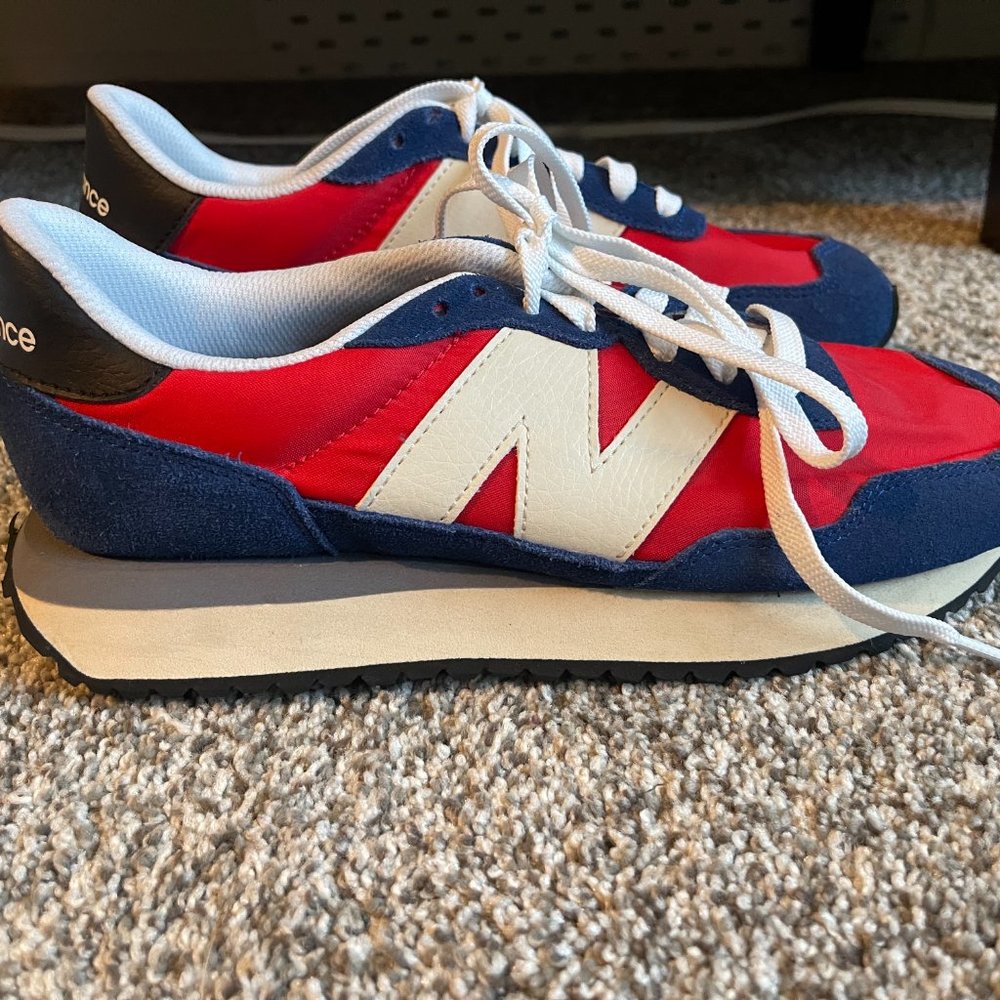 New Balance Sneakers 237 Velocity Red with Atlantic M7.5 / W9